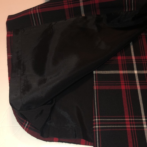 VTG Charter Club Tartan Plaid Wool Blend Wrap Maxi Skirt Ralph Lauren Esthetics - Picture 5 of 5